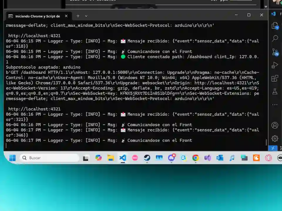 Imagen de Servidor WebSocket en Python